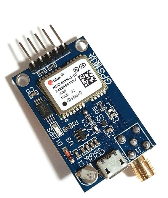 Модуль GPS NEO-M8N SMA, 3-5V со встроенной керамической антенной, интерфейс USB UART, REALPOY (82987 Днепр - изображение 1