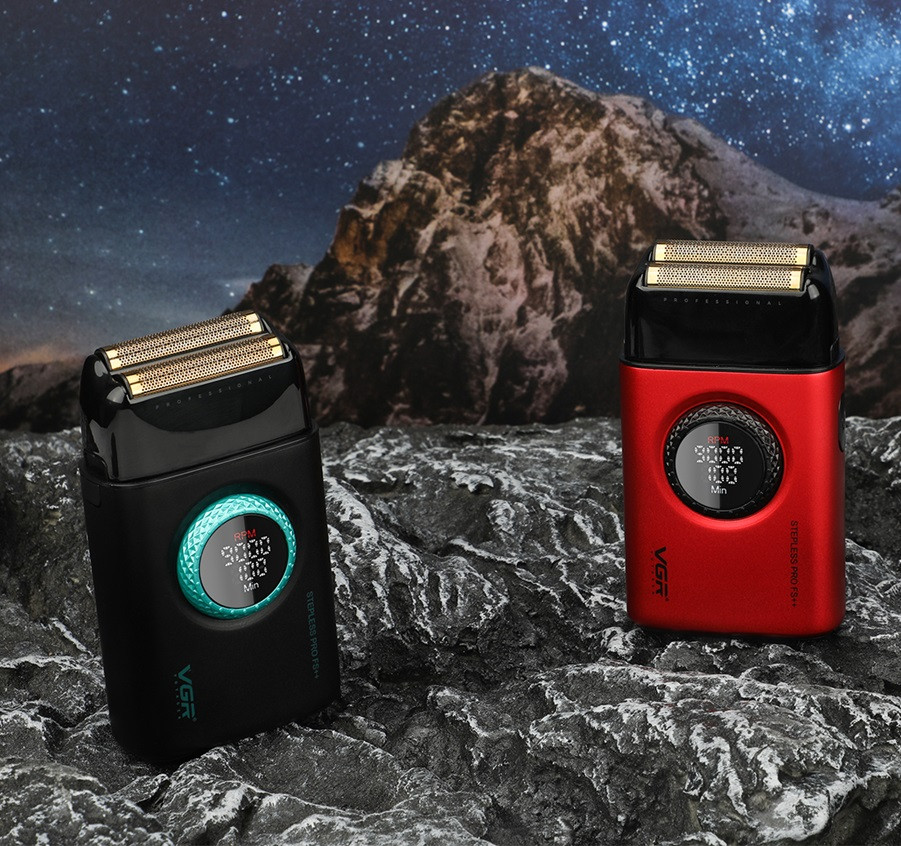 Электробритва VGR V-377 BLACK черный Київ - зображення 3