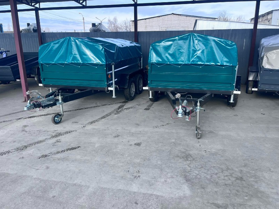 Двовісний причіп гальмівний під кат.ВЕ "Дніпро-250х150х50" Новые Санжары - изображение 2