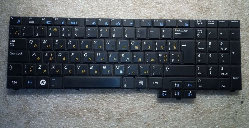 Клавиатура для Samsung NP-R530 Київ - зображення 1