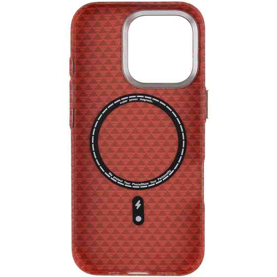Чехол TPU+PC KVZV Triangular Pattern with Magnetic Fit для Apple iPhone 16 Pro (6.3") Херсон