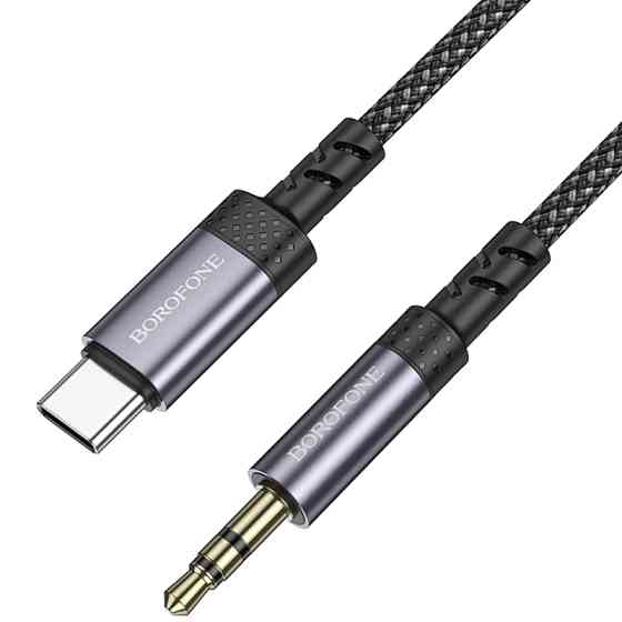Аудио кабель Aux Borofone BL24 Graceful Type-C to AUX 3.5mm) (1m) Херсон