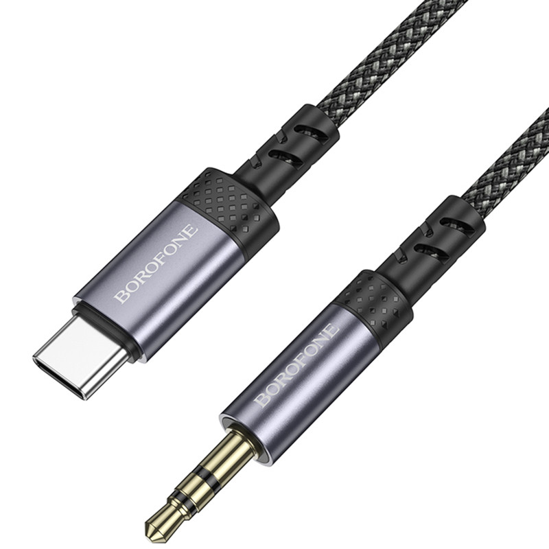 Аудио кабель Aux Borofone BL24 Graceful Type-C to AUX 3.5mm) (1m) Херсон - изображение 3
