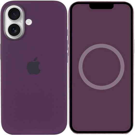 Чехол Silicone case (AAA) with Magsafe and Animation (button) для Apple iPhone 16 Plus (6.7") Херсон