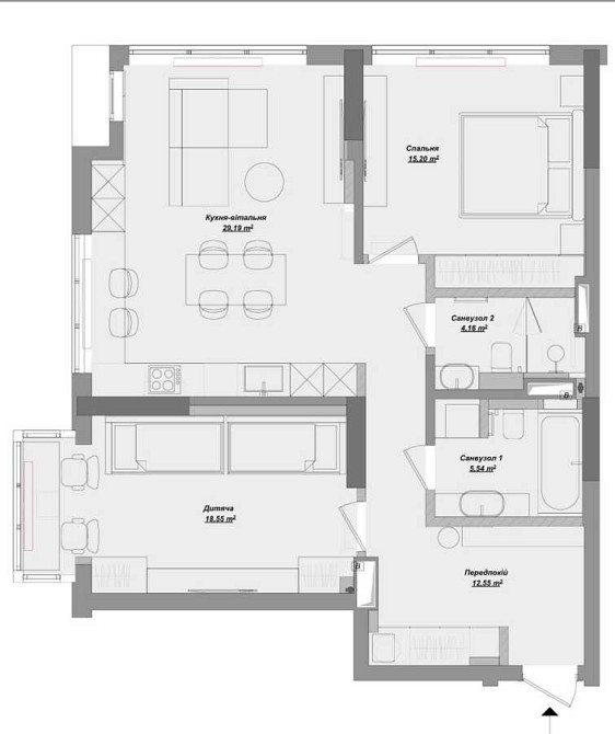 продажа 2-к квартира Киев, Шевченковский, 220000 $ Киев - изображение 11