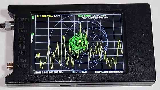 Антенна 750-850/1220-1310/2000-2695/4960-6170MHz 4/5dBi, до 20W, ZIISOR, SMA-male (штырь) Днепр
