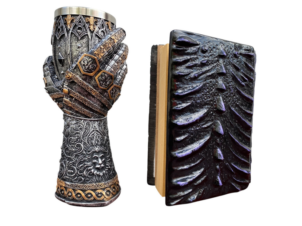 Подарочный набор Бокал 3D Рука со Львом и Блокнот 3D «Око Иллюзий» Київ - зображення 2