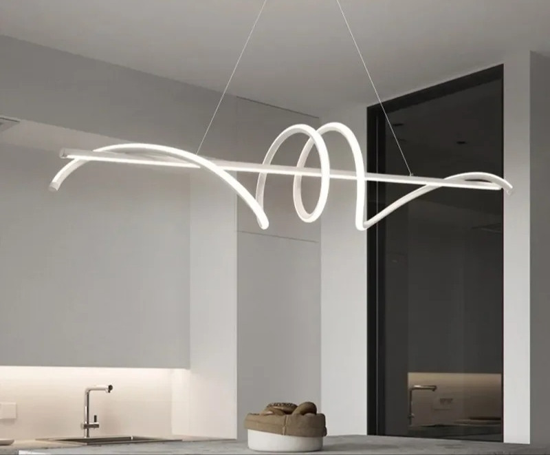 Люстра стельова LED H24L-1000-wh-k Білий 30-110х20х100 см. Киев - изображение 1