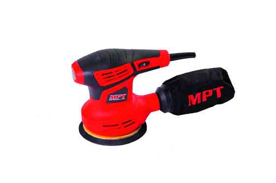 Шлифмашина орбитальная (эксцентриковая) MPT 320 Вт Ø125 мм 12000 об/мин дополнительные щетки шлифова Харків