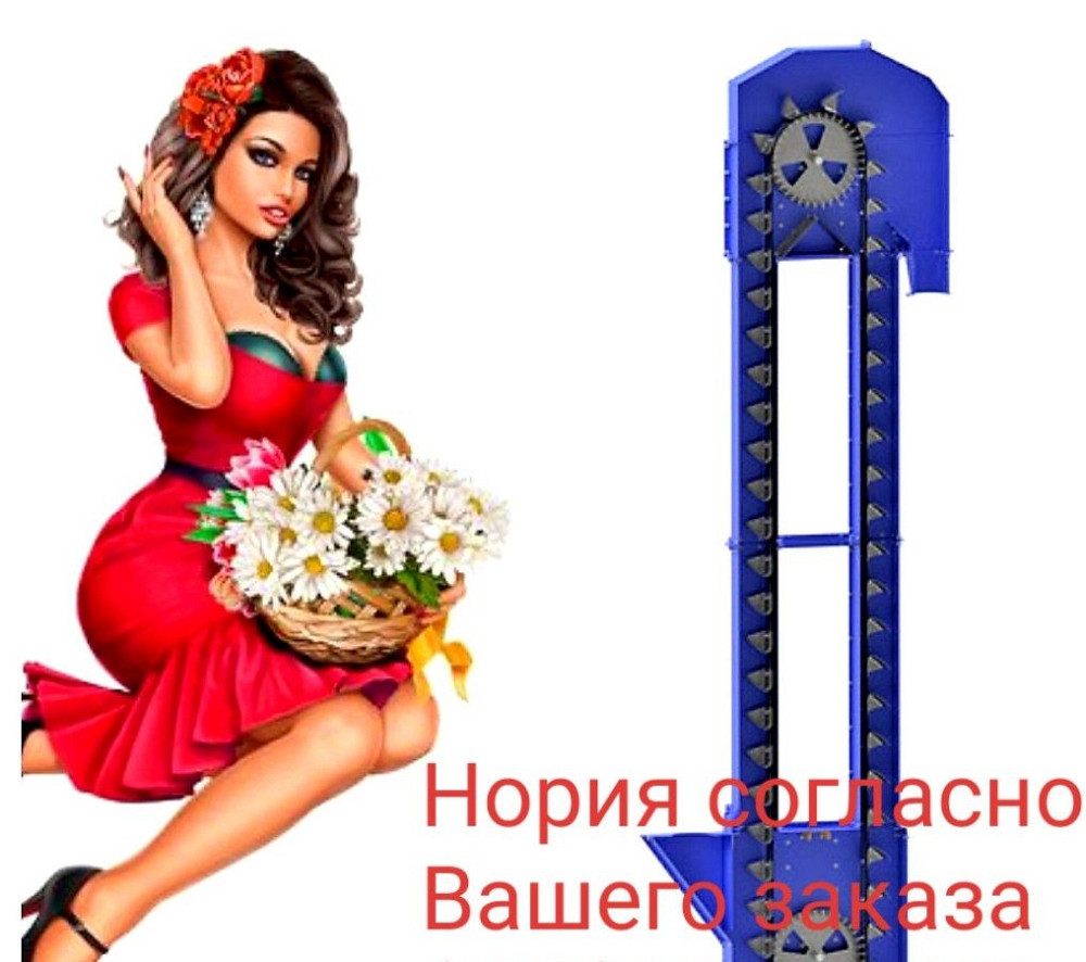 Нория ковшевая 700 т/ч , запчасти Київ - зображення 1