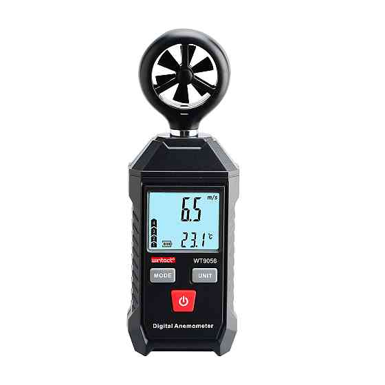 Анемометр (измеритель потока воздуха) 0-30м/с, -10-45°C WINTACT WT9056 Харьков