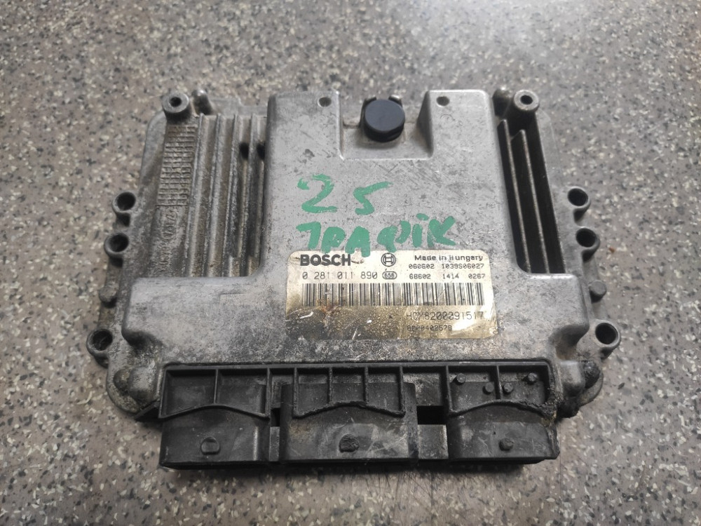 Блок управления двигателем Nissan Primastar 2.5 DCI 2001-2006 (0281011890) Ковель - зображення 1