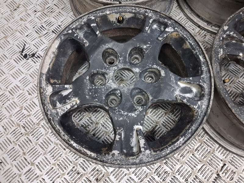 Диски титан комплект R16 Mitsubishi Pajero Wagon 3 3.2 ДИЗЕЛЬ 4M41 1999 (б/у) Київ - зображення 4