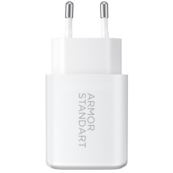 МЗП ArmorStandart Poweraze 20W GaN Type-C + USB-A White (ARM87067) Харків - зображення 1