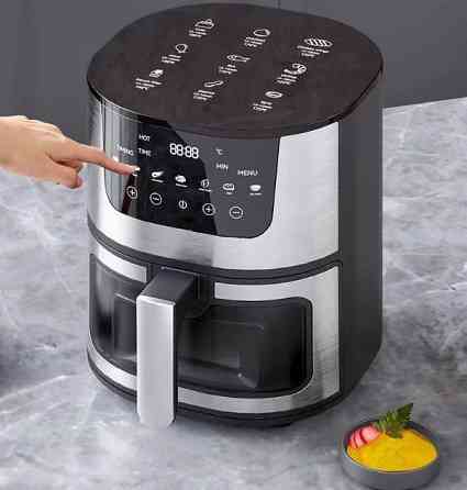 Мультипечь аерогриль Domotec MS-3221 7 л 3500 Вт черная Київ