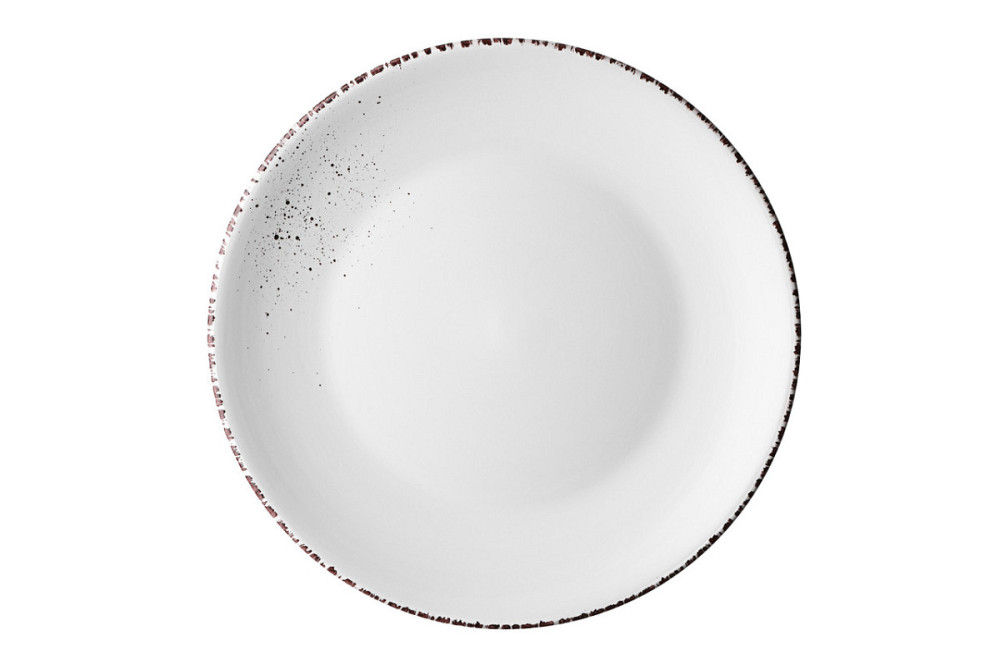 Тарілка обеденнная Ardesto Lucca Winter White AR-2926-WMC 26 см Київ - зображення 1