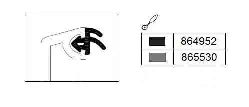 Ущільнювальна гума Rehau EPDM Оригінал сіра Киев