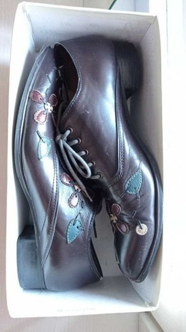 Туфли броги дерби Braska кожа р. 39-40 Київ - зображення 4