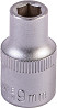 Головка торцевая 6-гранная MASTERTOOL ½" 9 мм L 40 мм CrV 78-0009 Харків