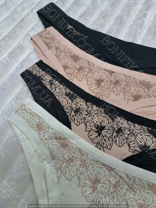 Женские трусы-бразилианы с рисунком животных ТМ "Obrana" (арт. 200-20/2) Кривий Ріг - зображення 1