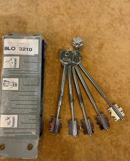 Замок накладний ATRA/АТРА 1021-4 ключ перекодировки MIA BLO 3210/5шт Італія Киев - изображение 6