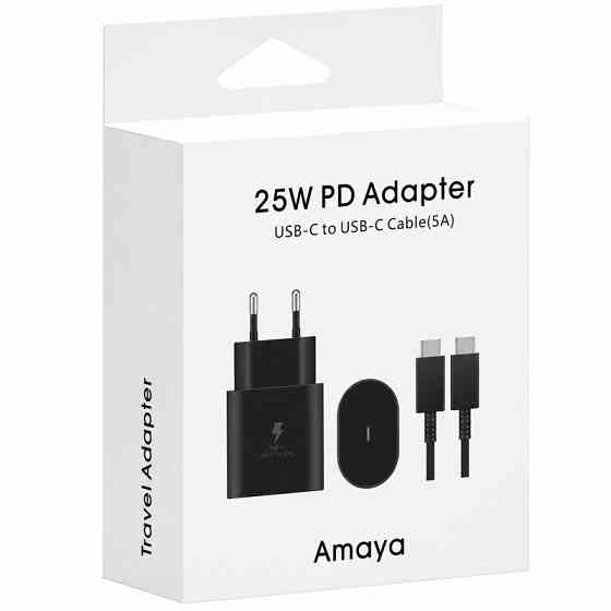 Уценка СЗУ Amaya SC25CC PD25W (1USB-C) + кабель Type-C to Type-C Херсон