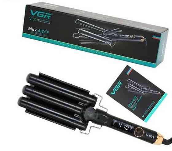 Плойка тройная VGR V591 125 Вт черная Киев