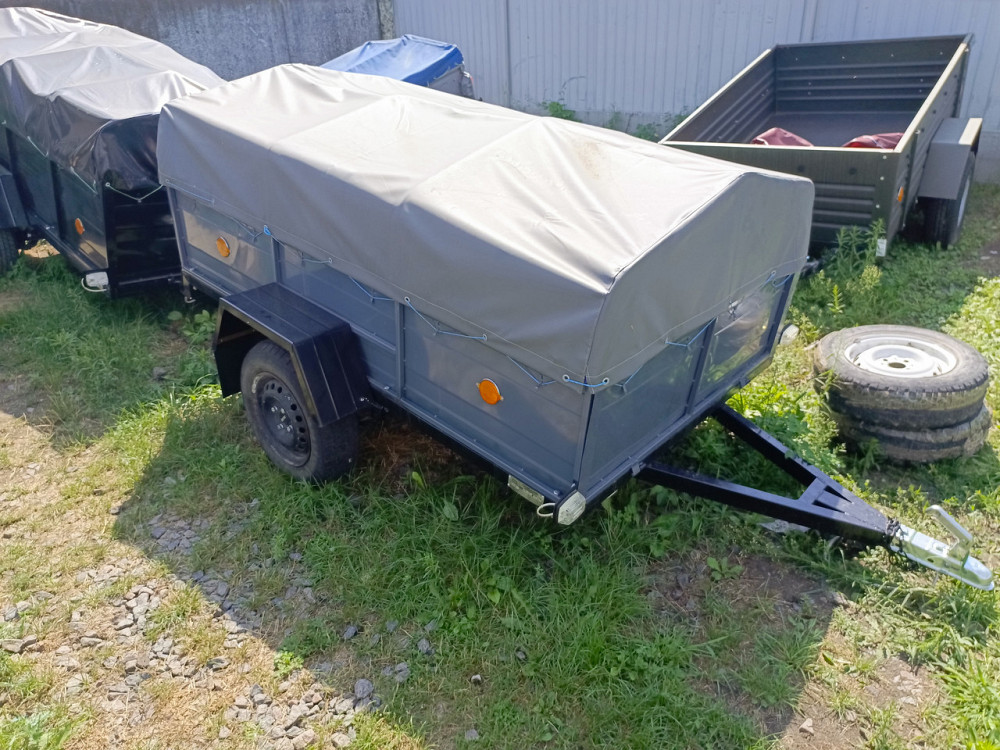 Тент на легковий причіп Павам 2,20 х 1,30 ПВХ Єврофура Барышевка - изображение 1