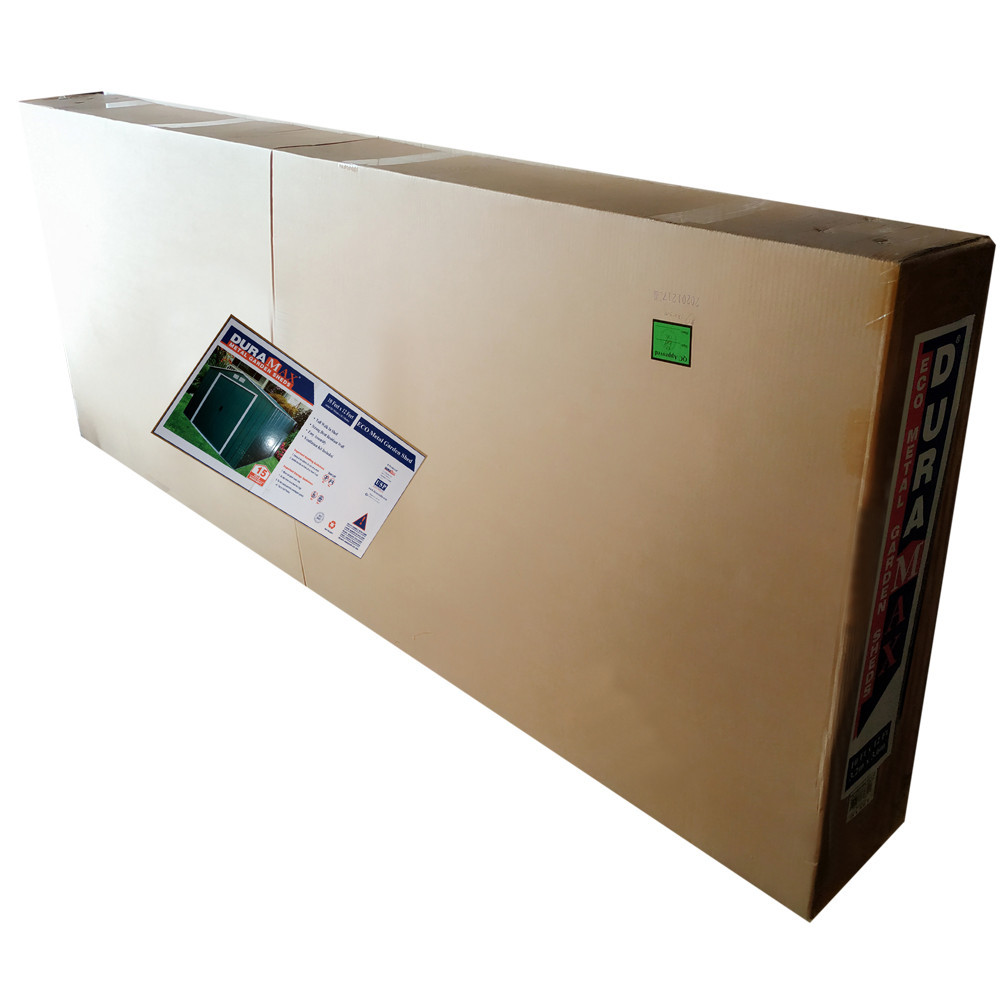 Сарай металлический ECO 362,7x322x196 см серый с белым Киев - изображение 9