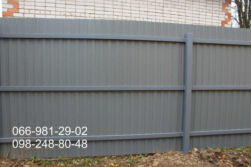 Профнастил графіт 7016 матовий, Профлист RAL 7016 PEMA. Київ - зображення 7