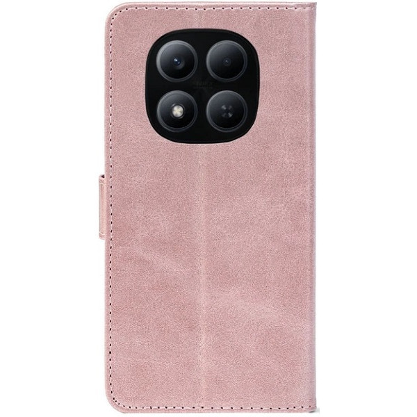 Чохол-книжка Crazy Horse Clasic для Xiaomi Redmi Note 15 Pro 5G Rose Gold (Front) Харків - зображення 2