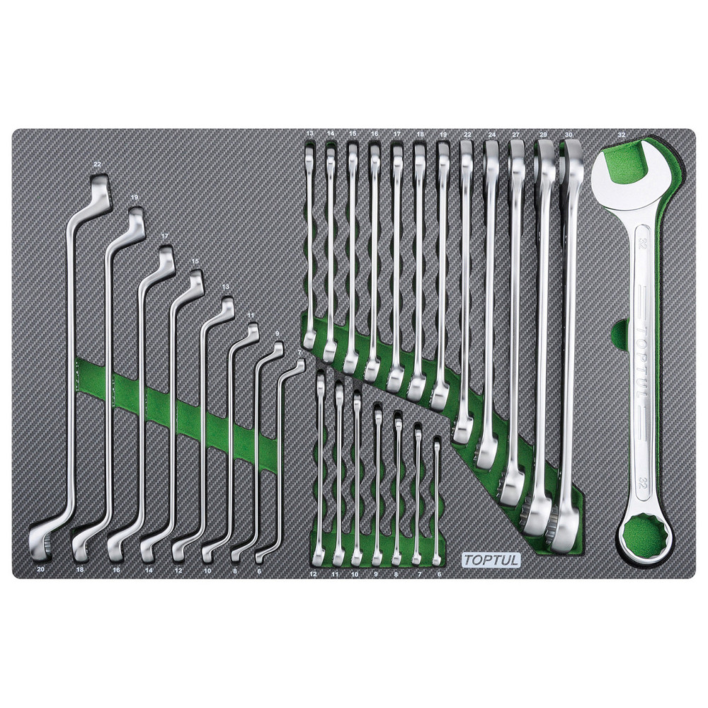 Тележка с инструментом (BUMPER SERIES) 7 секций 340ед. серый TOPTUL GE-34029 Харків - зображення 8