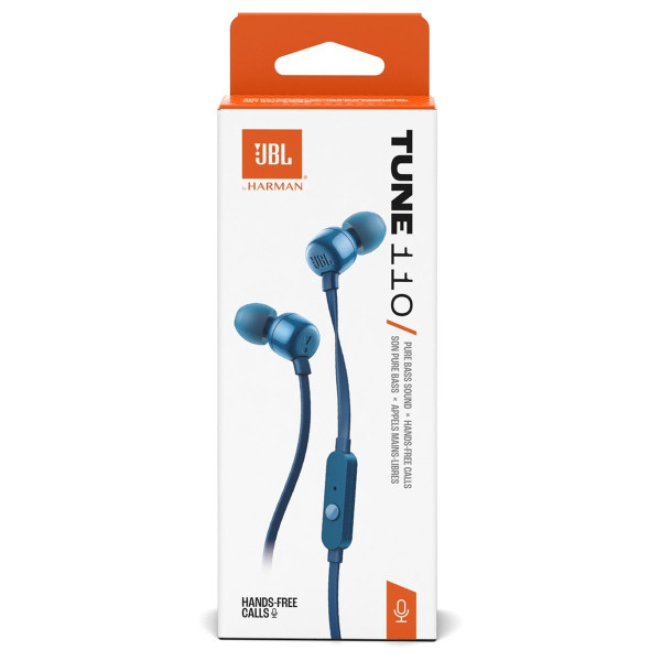 Bluetooth-гарнітура JBL Tune 110 Eco Blue (JBLT110BLUE) Харків - зображення 2