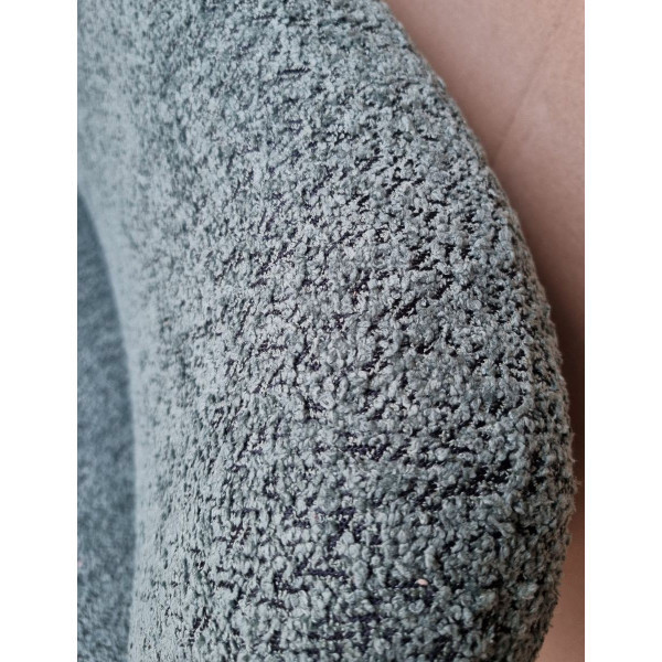 Сучасне крісло в оббивці букле помаранчевого та зеленому кольору Ніка Дніпро - зображення 9