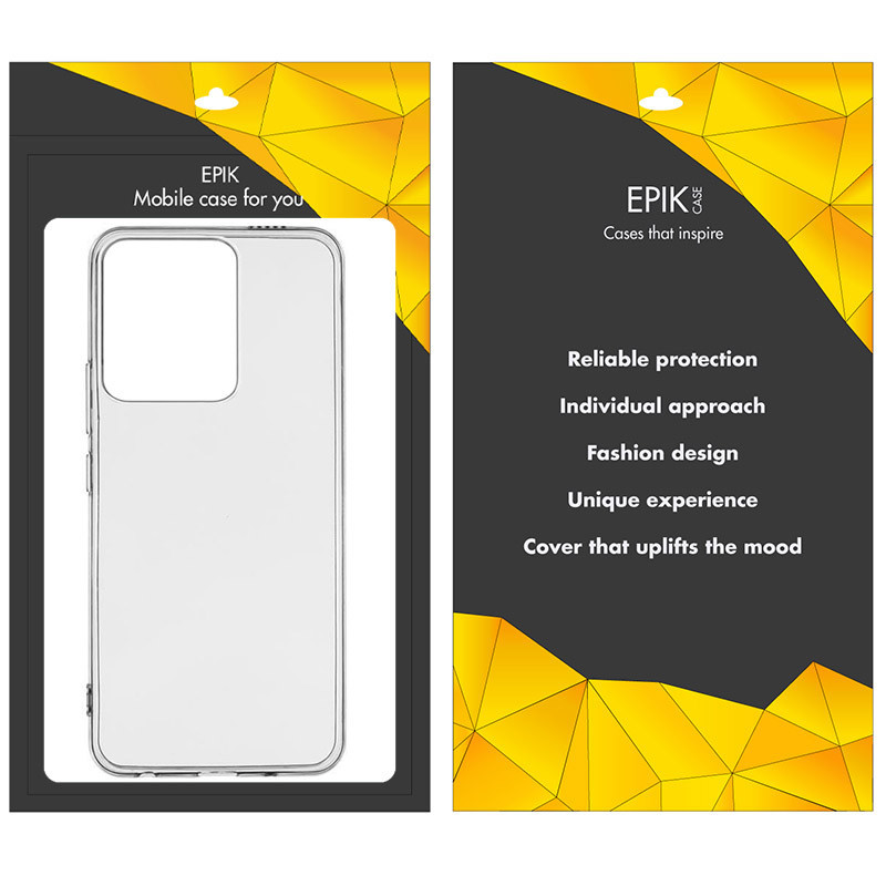 TPU чехол Epic Transparent 1,5mm Full Camera для Xiaomi Redmi Note 13 4G Херсон - изображение 4