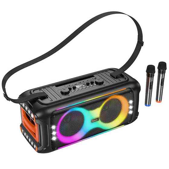 Уценка Bluetooth колонка Hoco HA9 Kayman + два микрофона Херсон