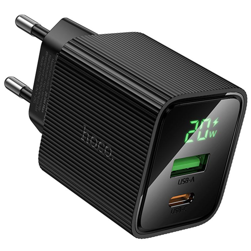 СЗУ Hoco CS83A Excellent with digital display PD20W+QC3.0 (1USB-A/1C) Херсон - зображення 3