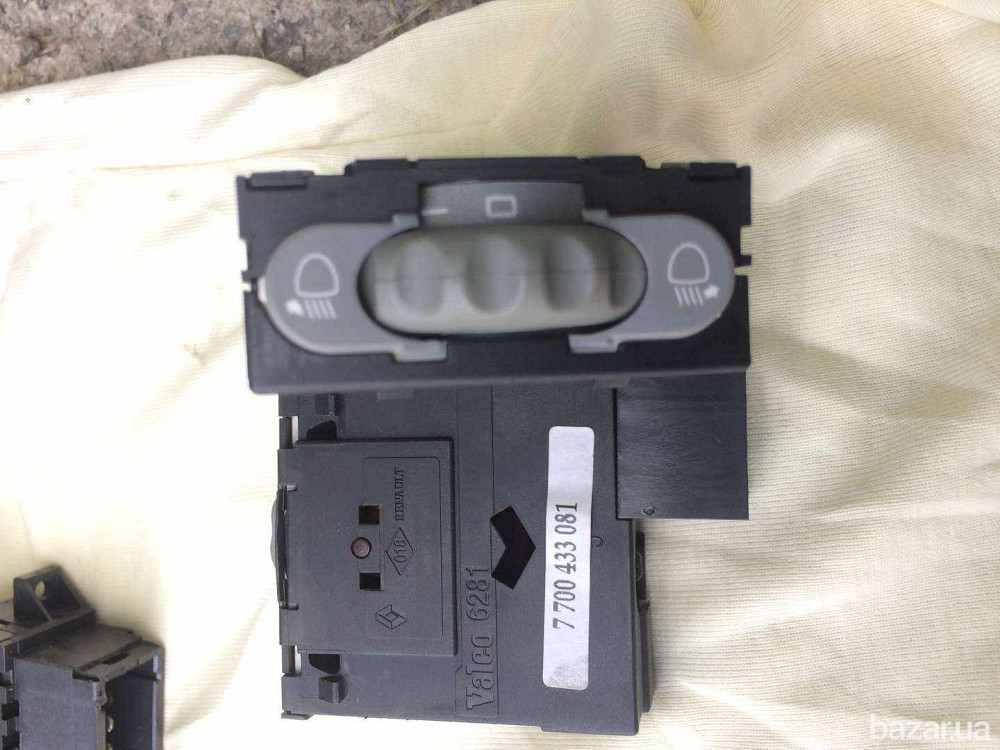 Б/у кнопка корректора фар Renault Scenic 1, 7700433081, Кропивницкий - изображение 1