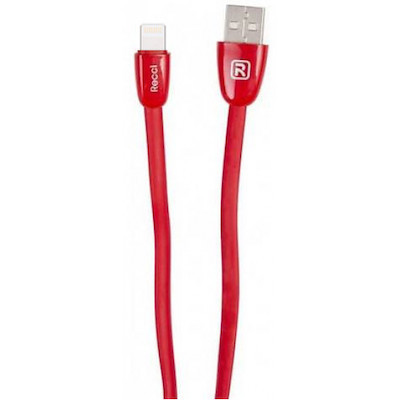 Lightning кабель 1 м Jelly красный Recci RCL-S100 Киев - изображение 1