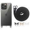 Чехол TPU Transparent with Straps для Apple iPhone 12 Pro Max (6.7") Херсон