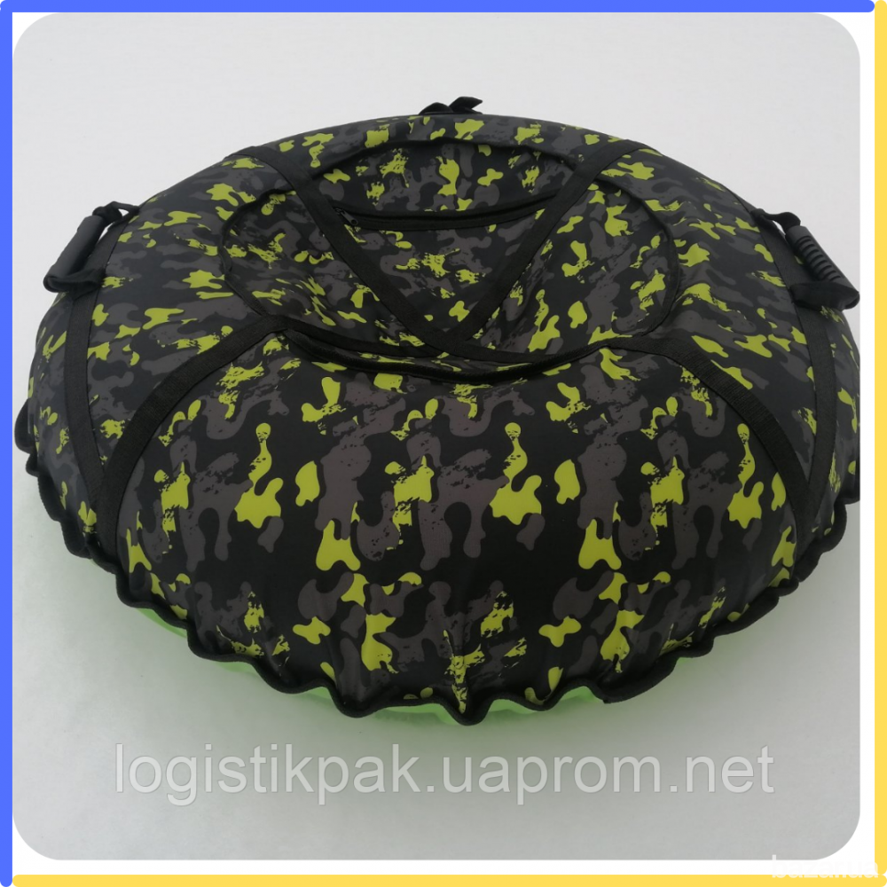 Тюбинг 1 м Ватрушка для снега защитного цвета (Оксфорд) Харків - зображення 2