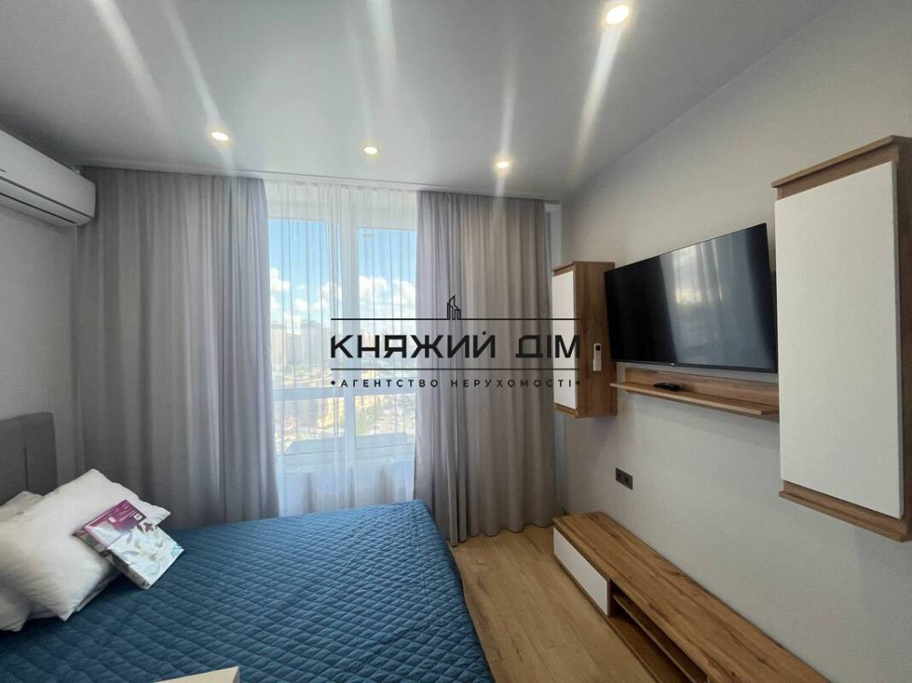 Оренда 1 кімнатної студії Осокорки ЖК Берег Дніпра КОД: 11203160 Киев - изображение 4