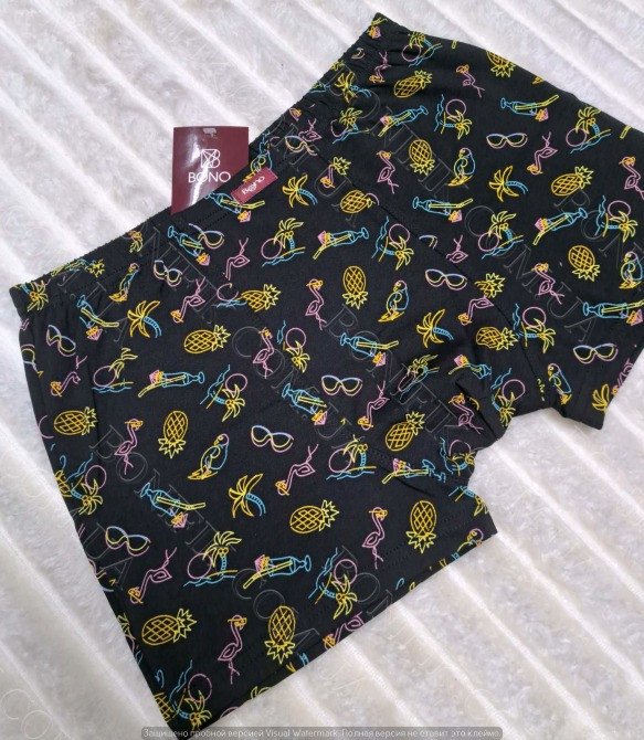 Мужские хлопковые боксеры с рисунком ТМ BONO (арт. МШ 950431) Кривой Рог - изображение 3