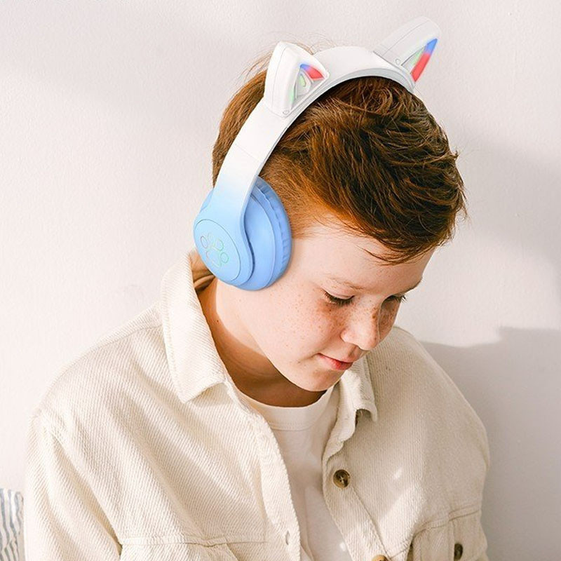 Накладные беспроводные наушники Hoco W42 Cat Херсон - зображення 3