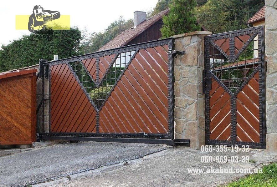 Ворота розпашні прості, ворота відкатні, навіси. Кривий Ріг - зображення 6