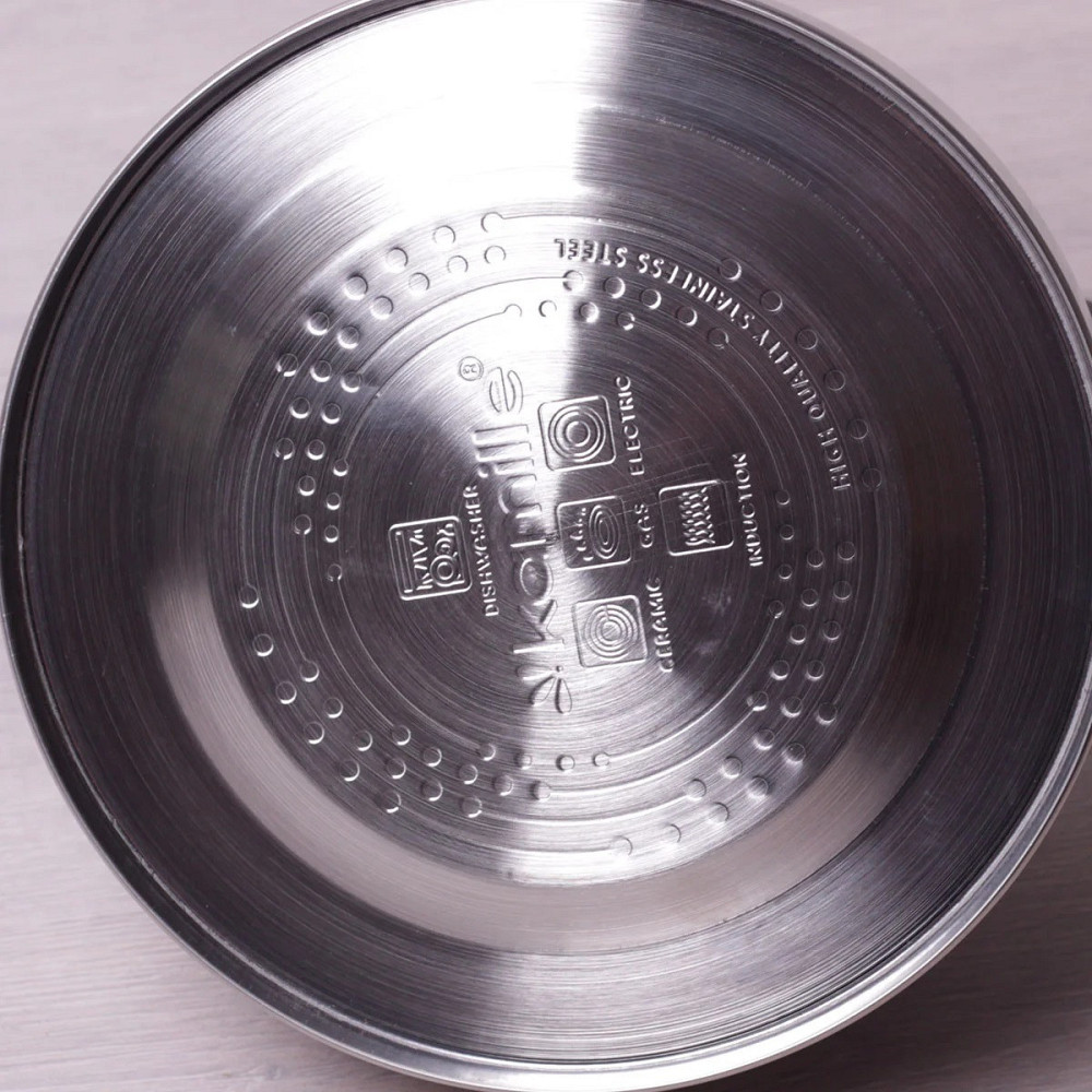 Чайник Kamille со свистком и бакелитовой ручкой 2,5 л Одеса - зображення 4