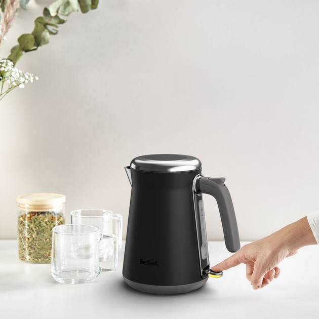 Электрочайник Tefal Collection KI6668E0 1.7 л черный Київ - зображення 6