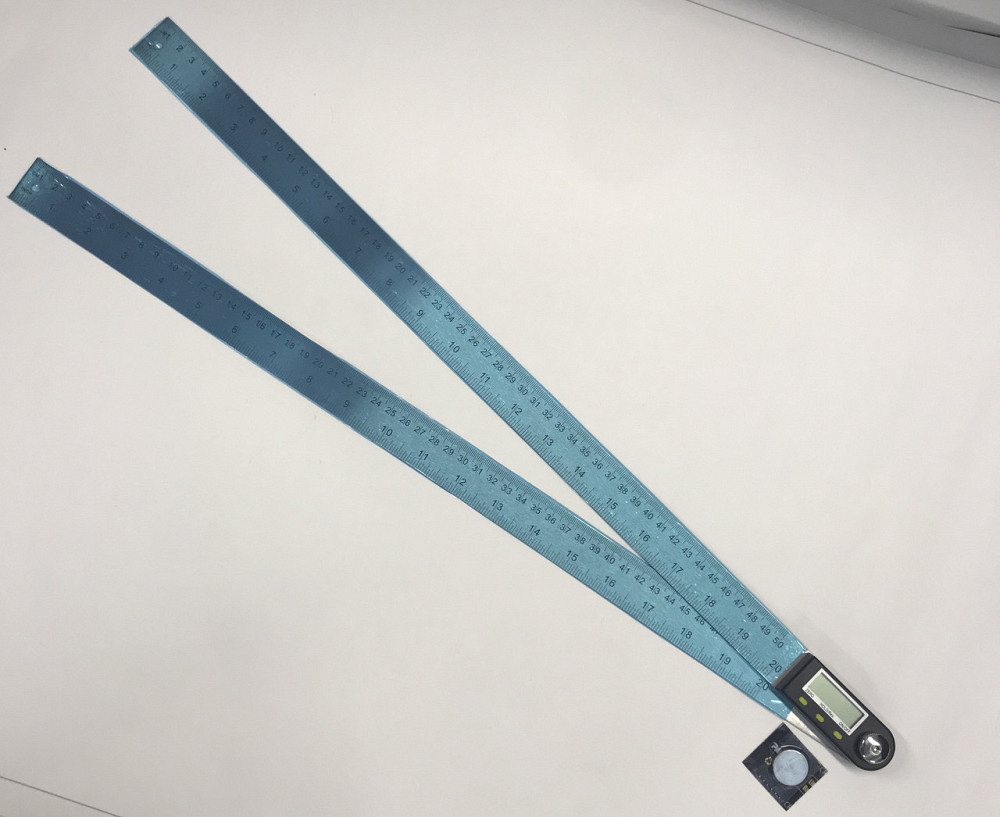 Угломер для измерения углов цифровой с линейкой 500 мм PROTESTER 5422-500 Харків - зображення 5