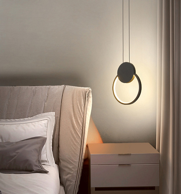 Люстра стельова LED JU16-200-bk-k Чорний 30-200х20х10 см. Киев - изображение 1