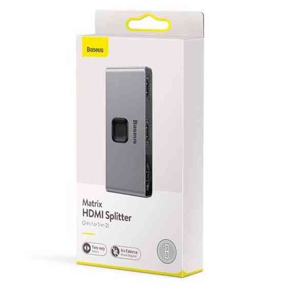 Переходник HUB Baseus Matrix HDMI Splitter (CAHUB-BC0G) Херсон
